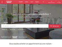 Tablet Screenshot of location-vente-immobilier.leparisien.fr