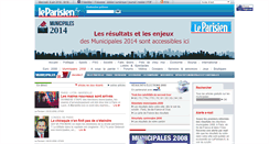 Desktop Screenshot of elections.leparisien.fr