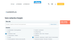 Desktop Screenshot of emploi.leparisien.fr