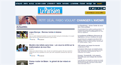 Desktop Screenshot of actualites.leparisien.fr